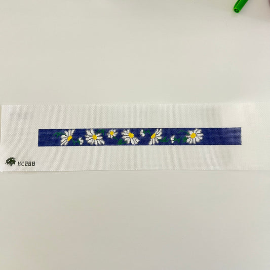 Daisies Loop Keychain (Navy)