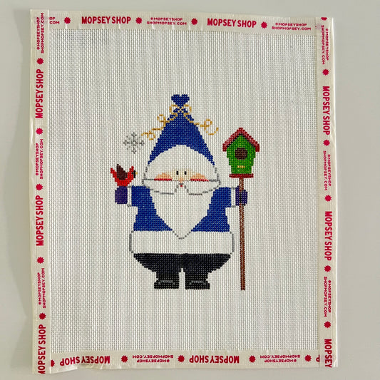Fat Santa with Birdhouse