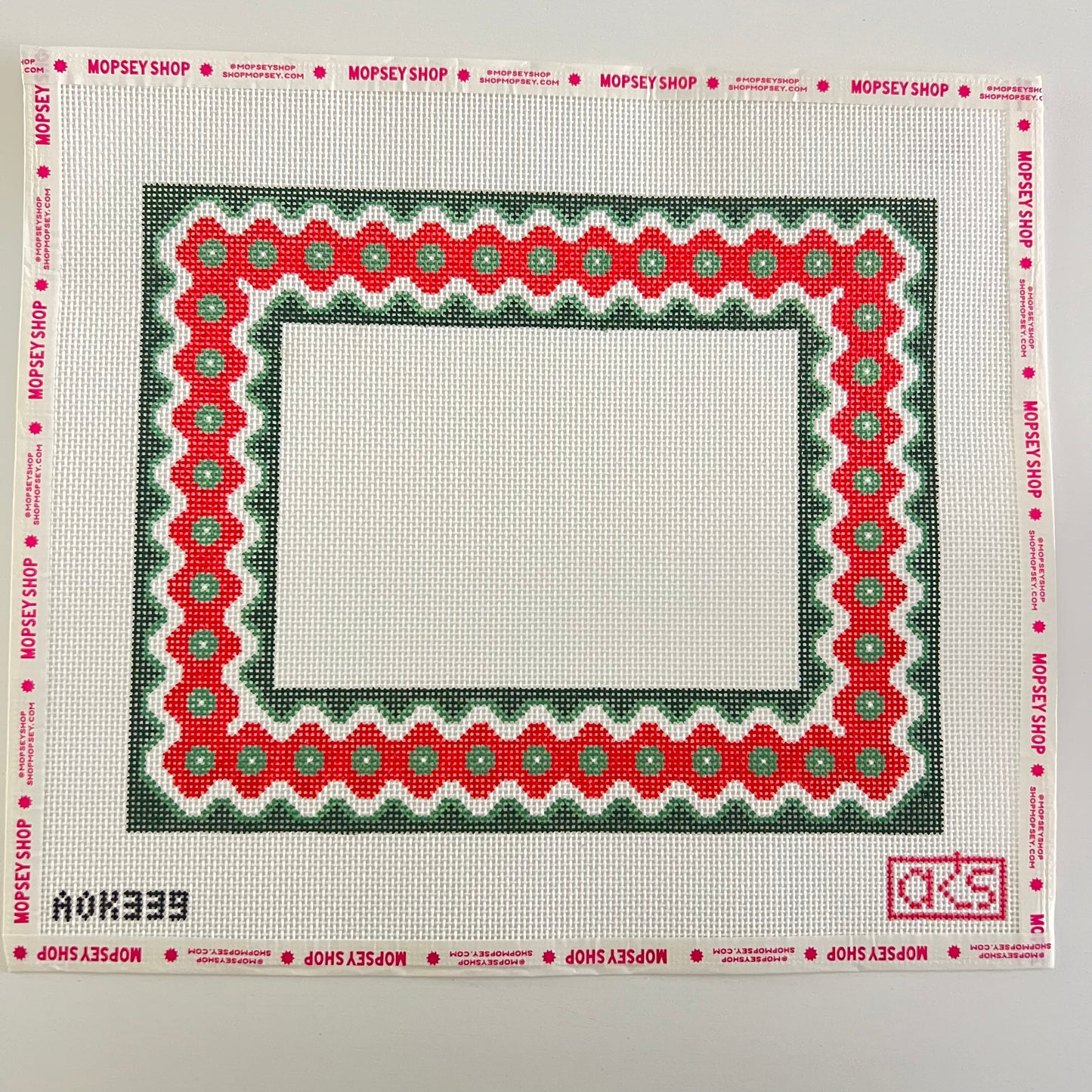 Ric Rac 5x7 Picture Frame (Red & Green)