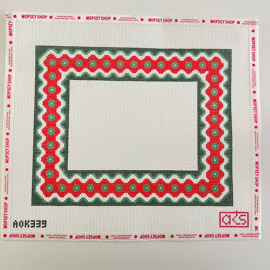 Ric Rac 5x7 Picture Frame (Red & Green)