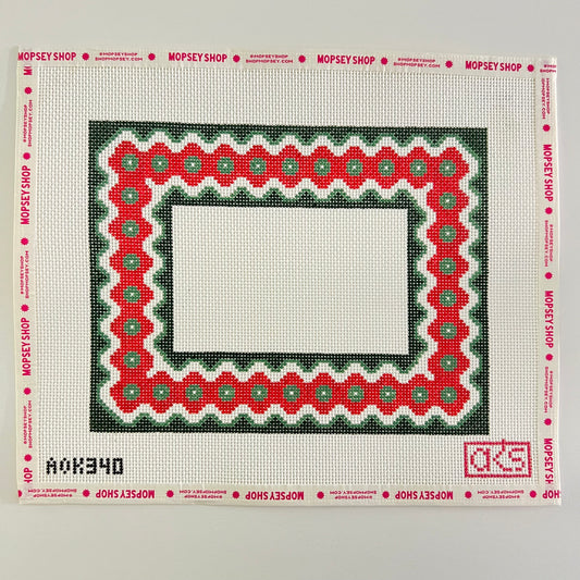 Ric Rac 4x6 Picture Frame (Red & Green)