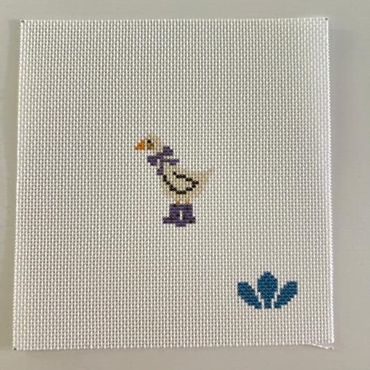 Mini Duck in Boots (Purple)