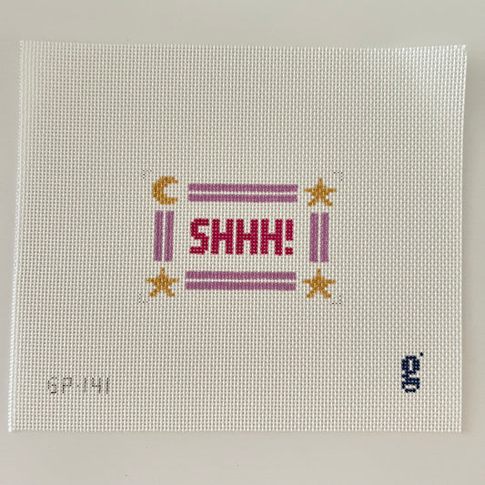 Shhh Mini Sign (Pink)