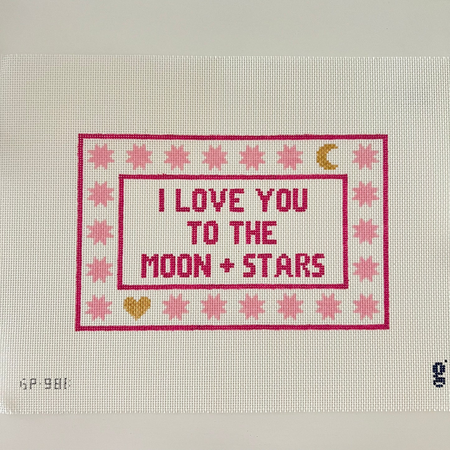 I Love You to the Moon and Stars (pink)