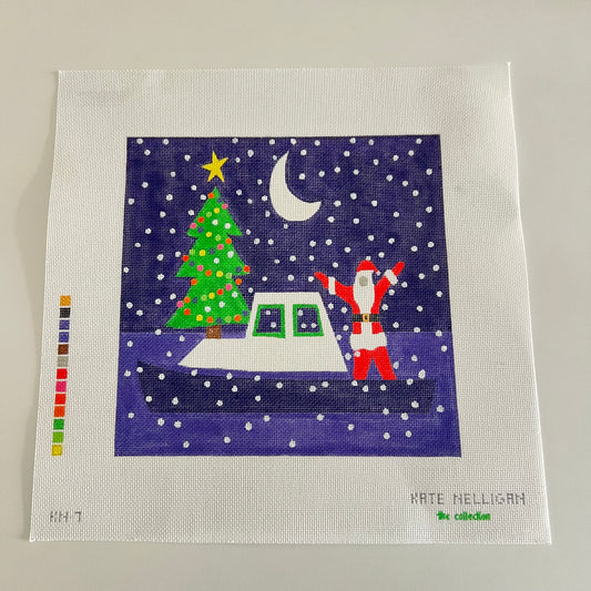 Santa on Boat