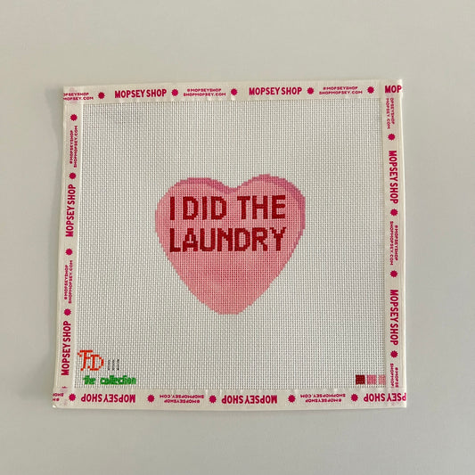 I Did The Laundry Heart
