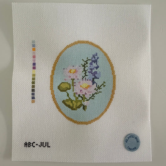 Birth Flowers Ornament (July)