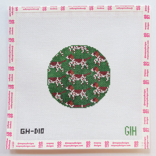 Green Heart Needlepoint: German Short Hair Pointer