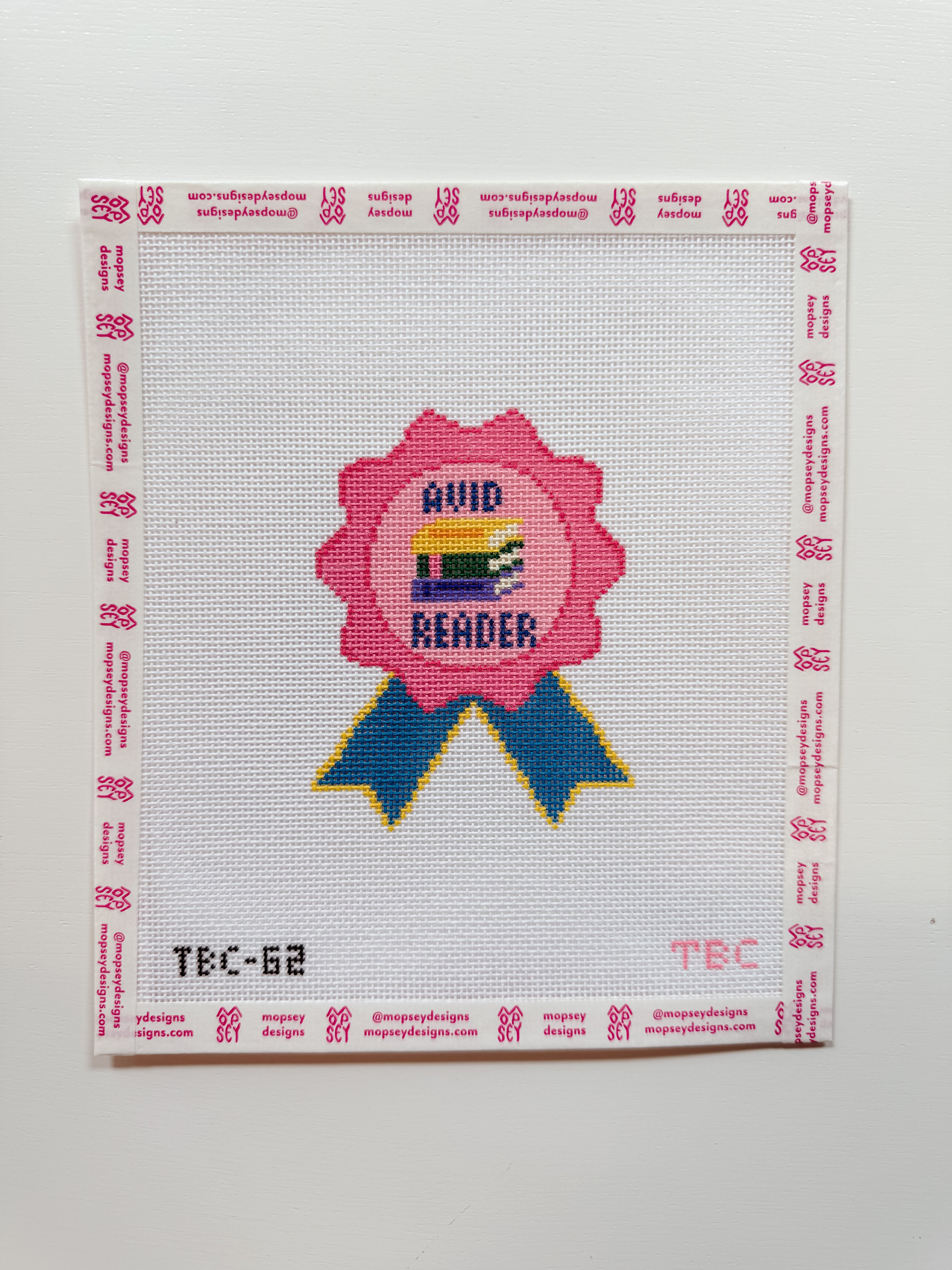 The Book Canvas: Avid Reader Ribbon – Mopsey Shop