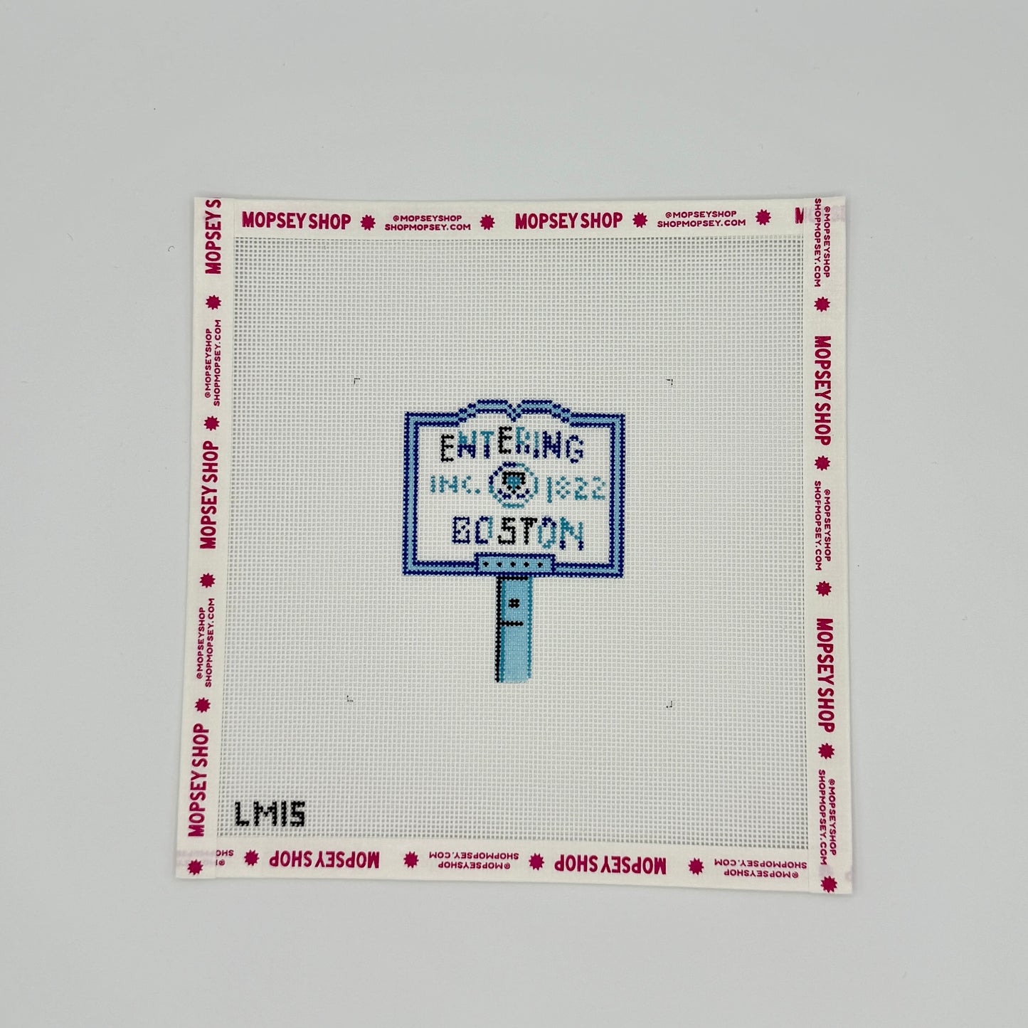 Walker's Needlepoint: Entering Boston