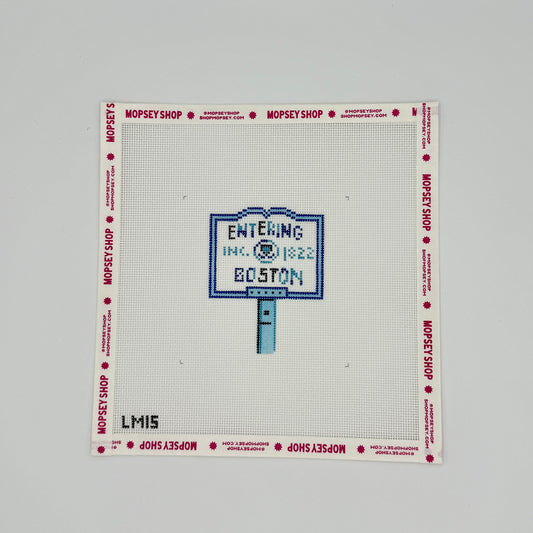Walker's Needlepoint: Entering Boston