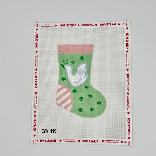 Walker's Needlepoint: Mini Stocking Dove
