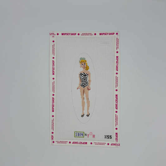 Susan Battle Needlepoint: OG Barbie