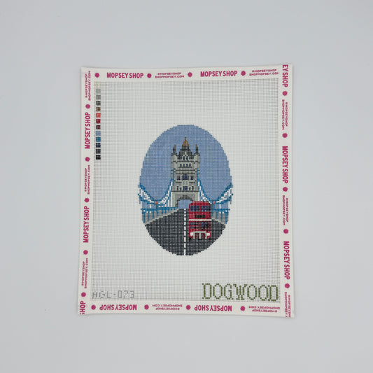 Dogwood Needlepoint: Tower Bridge