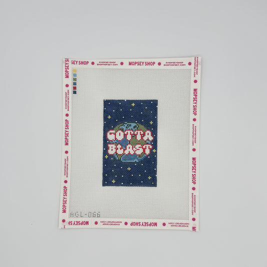Dogwood Needlepoint: Globe Passport Cover