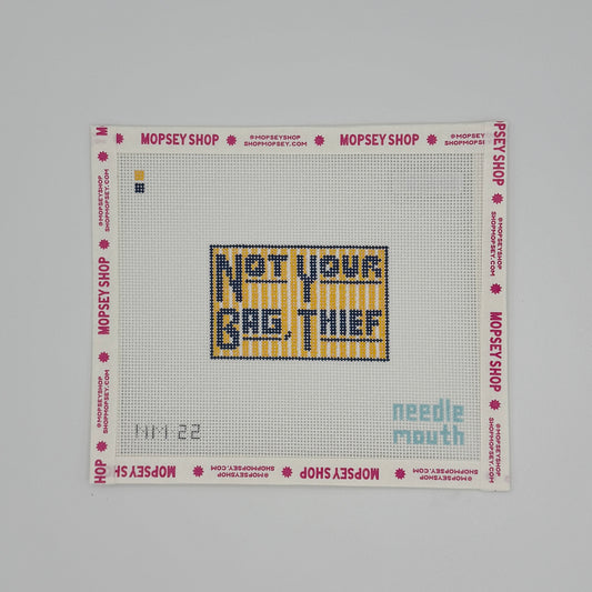 Needlemouth Studio Not Yours (luggage tag insert)