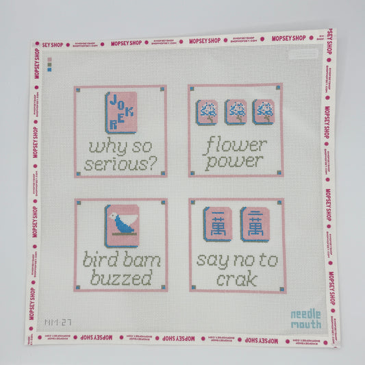 Needlemouth Studio Mahjong Coasters