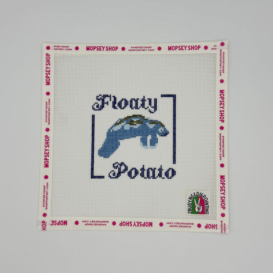2 Busy-Needlepointing: Floaty Potato