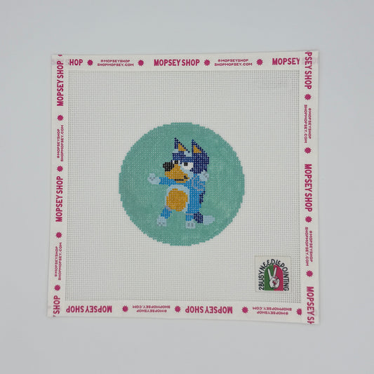 2 Busy-Needlepointing: Dancing Dad