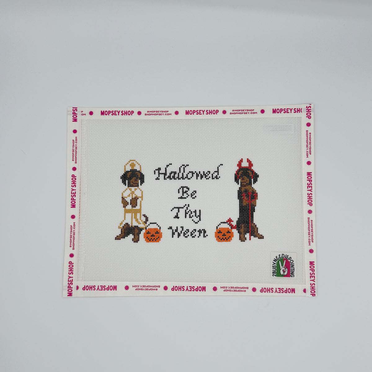 2 Busy-Needlepointing: Hallowed Be They Ween