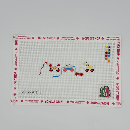 2 Busy-Needlepointing: Toy Parade
