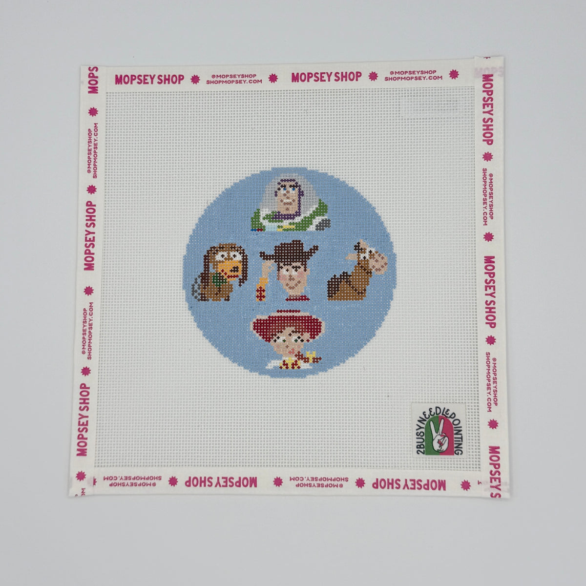 2 Busy-Needlepointing: Toy Gang