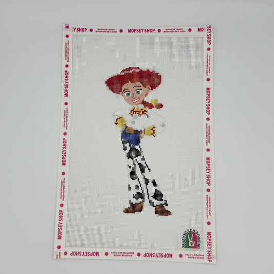 2 Busy-Needlepointing: Rootin' Tootin' Cowgirl