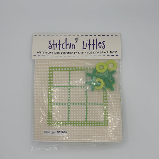 Stitchin' Littles: Tic Tac Toe Kiwi Greens
