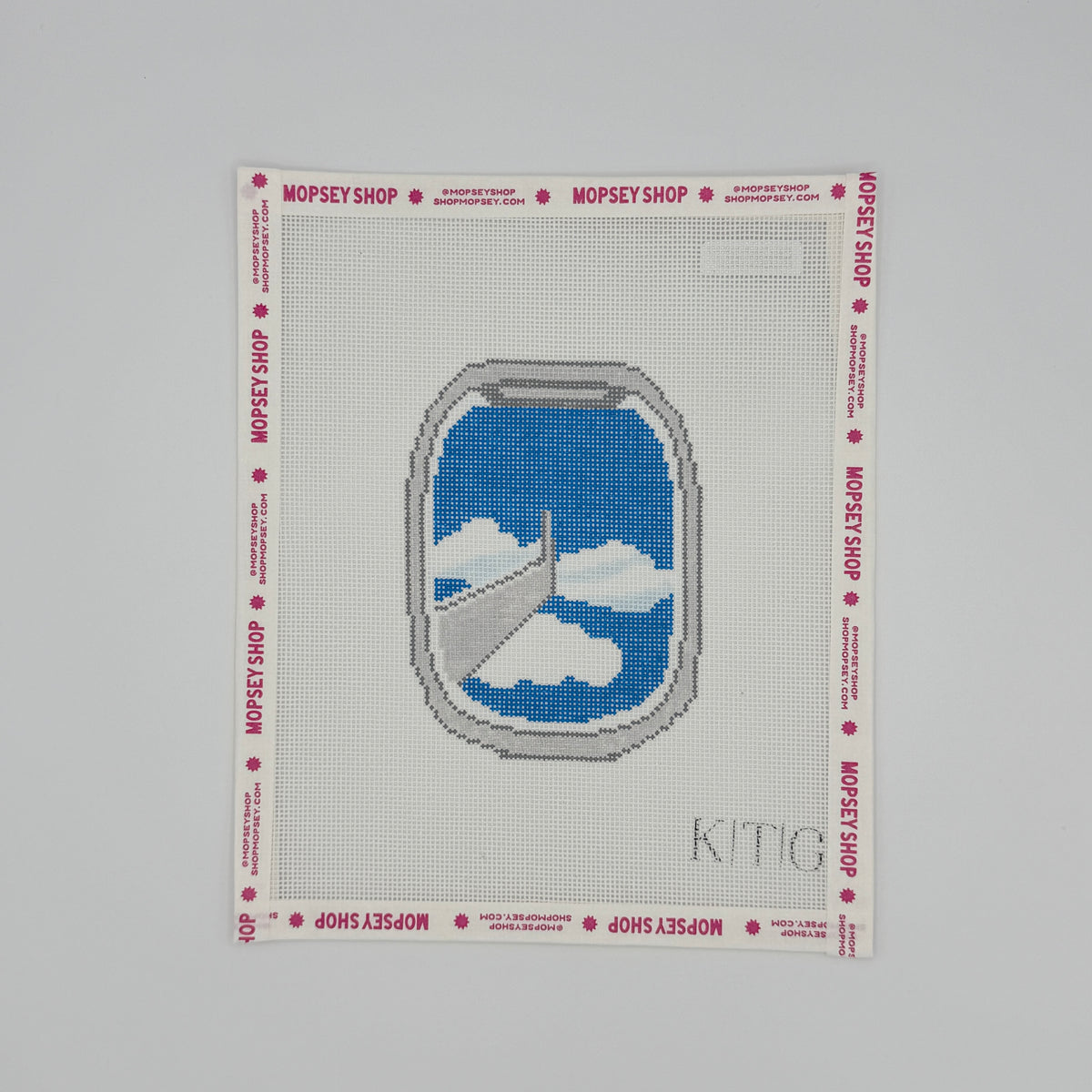 KTG Needlepoint: Airplane Window
