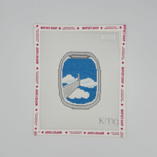 KTG Needlepoint: Airplane Window