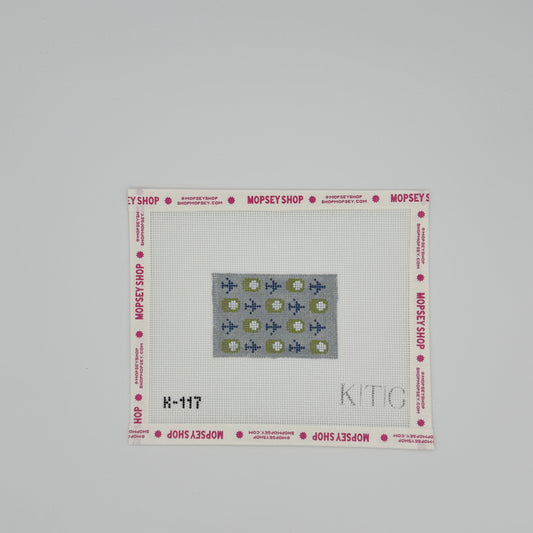 KTG Needlepoint: Airport Mode Tag