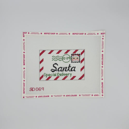 Rachel Donley Needlepoint Designs Mini Santa Letter