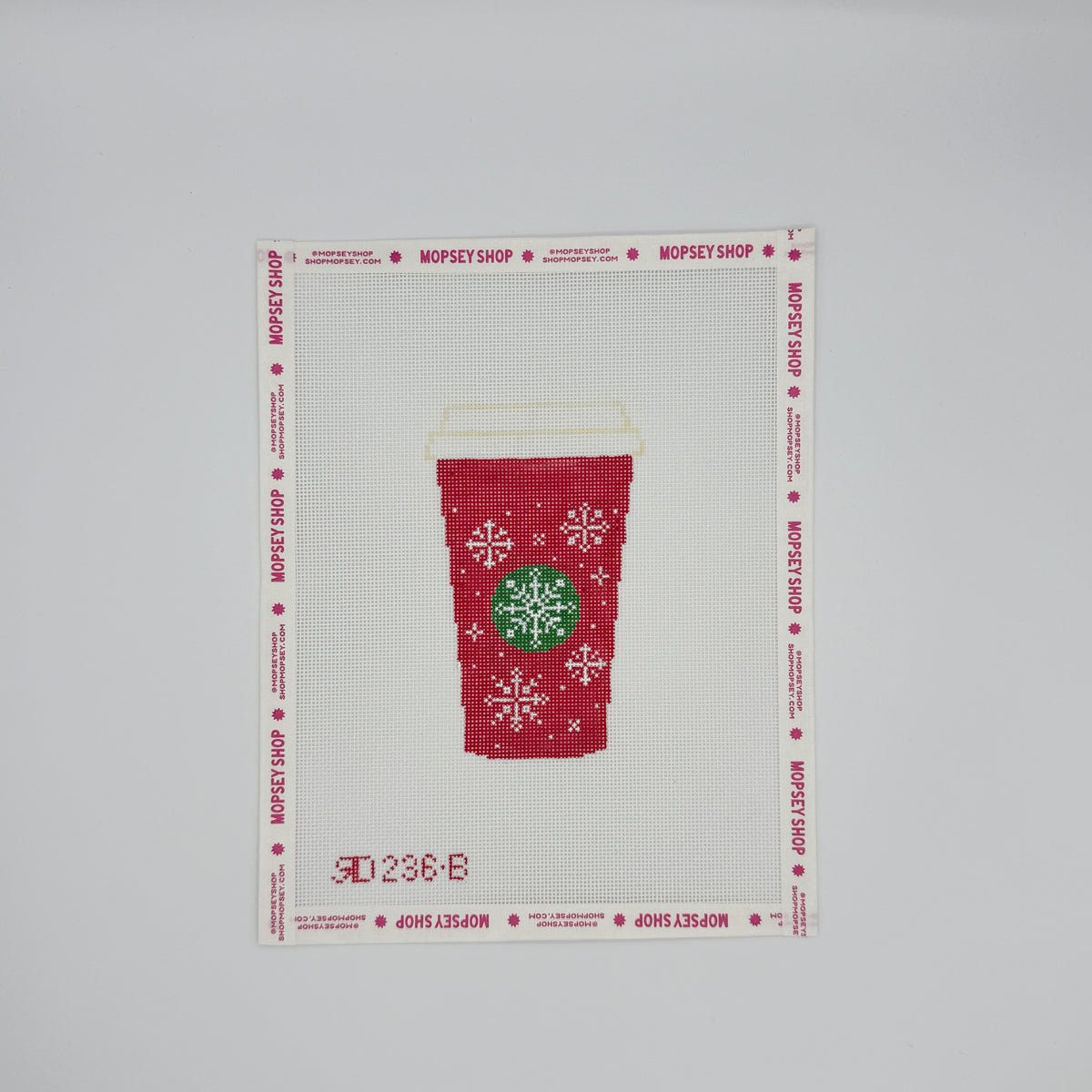 Rachel Donley Needlepoint Designs Snowflake Cup