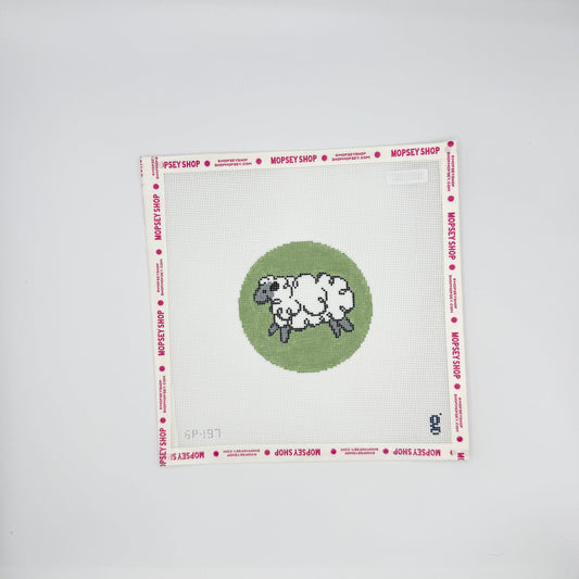 Whimsical Sheep Round
