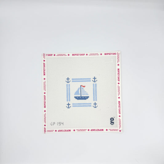 Sailboat Square Mini Sign