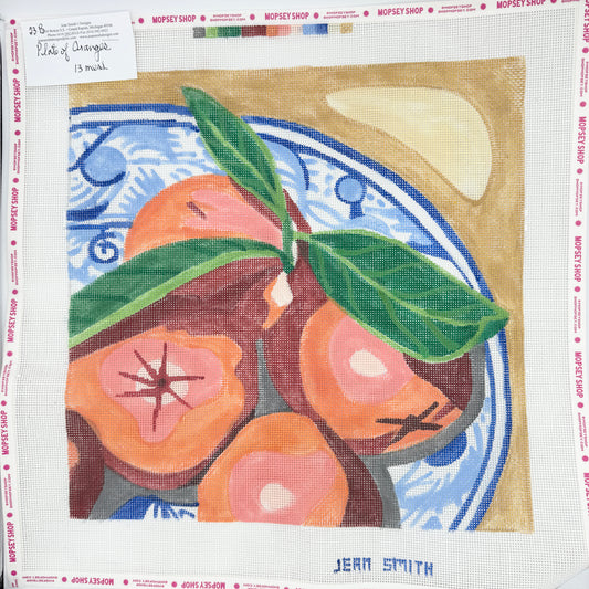 Plate of Oranges