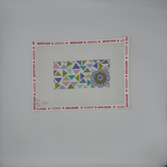 Periwinkle & Peridot Flower Geo