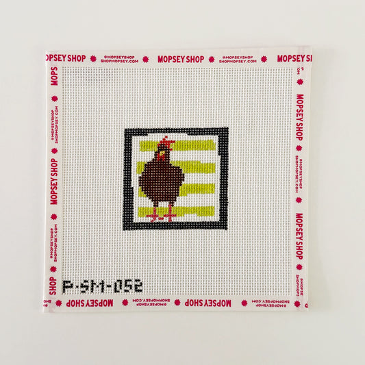 Hen Green Stripe