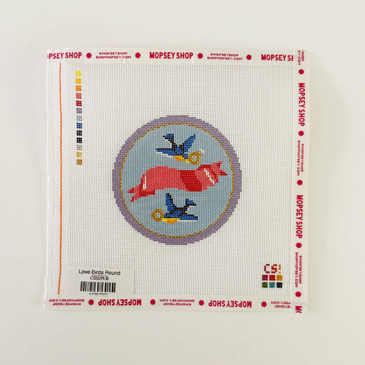 Love Birds Round (blank)