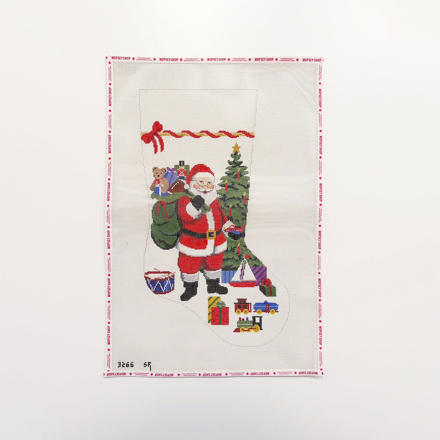 Santa Gifting Toys Stocking