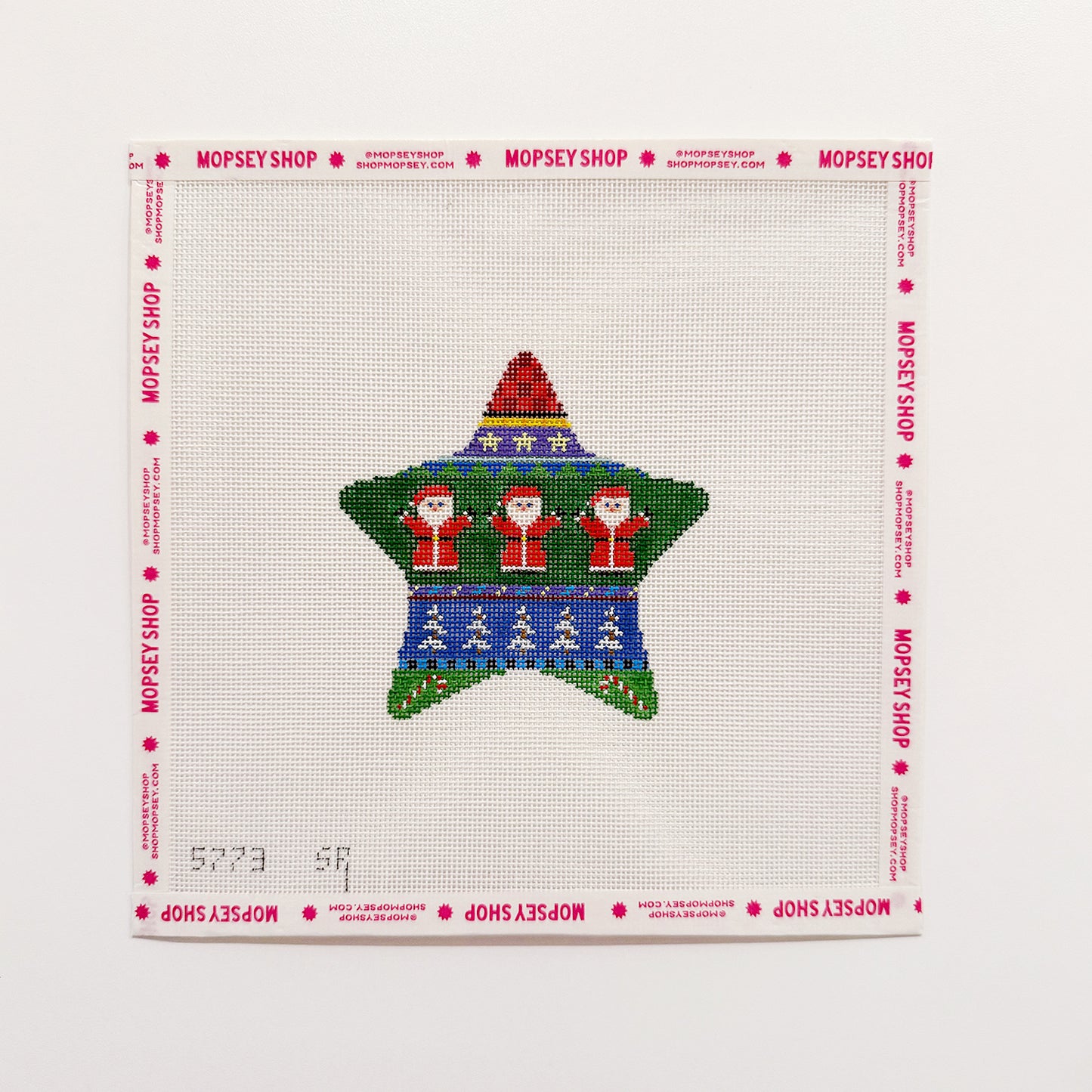 Santa Stripe Star