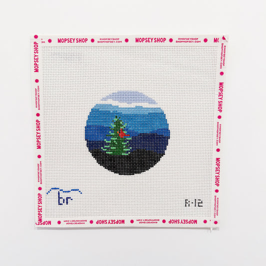 Blue Ridge with Cardinal