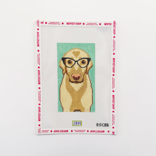 Yellow Lab with Glasses