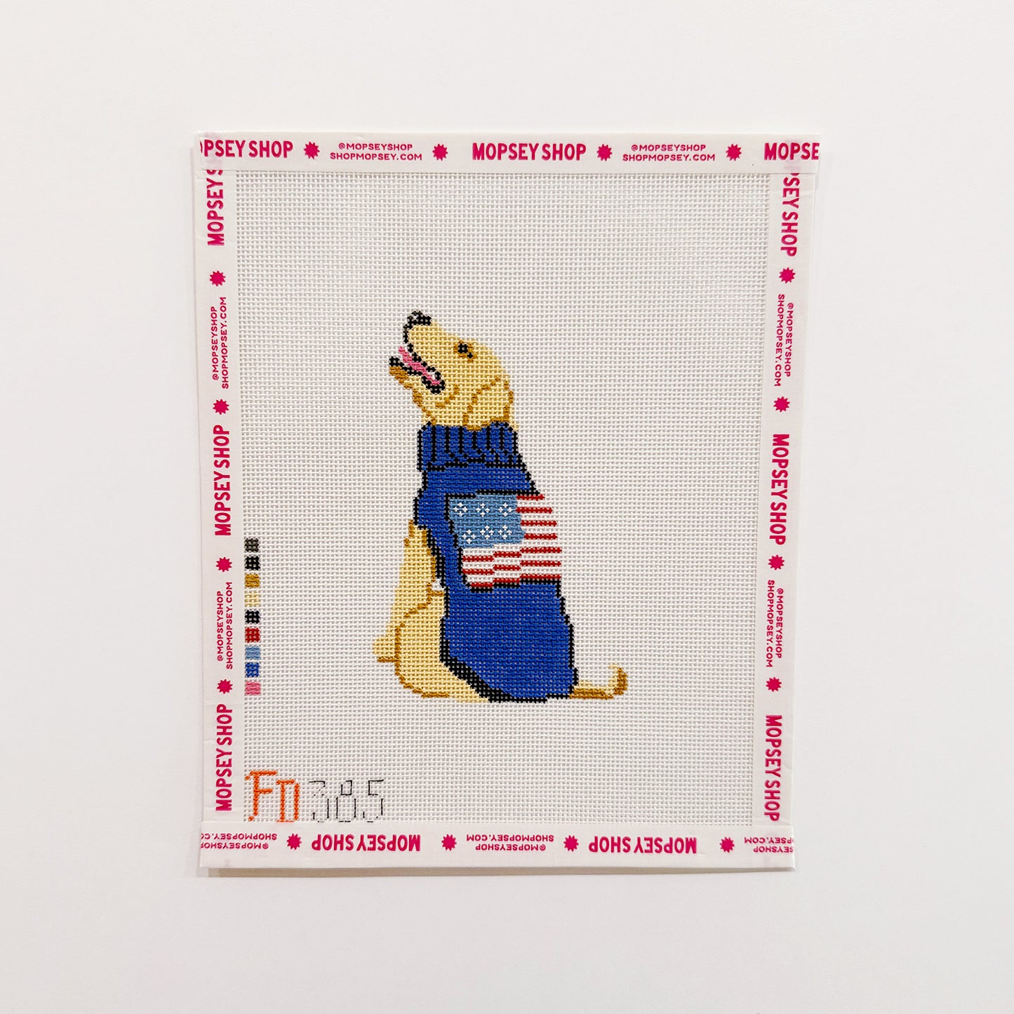 Yellow Lab with Sweater