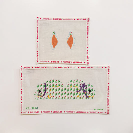 3D Two Sided Bunny (Rosebuds)