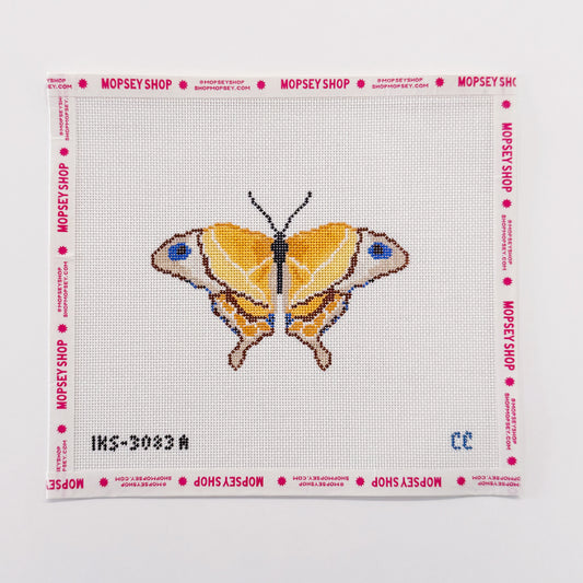 Yellow Orange Butterfly Ornament