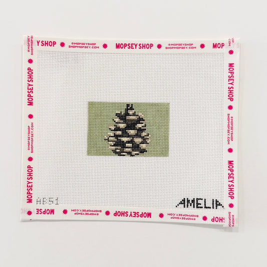 Pinecone Luggage Tag