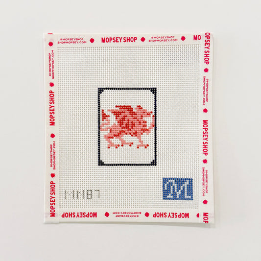 Red Dragon Mahjong Tile