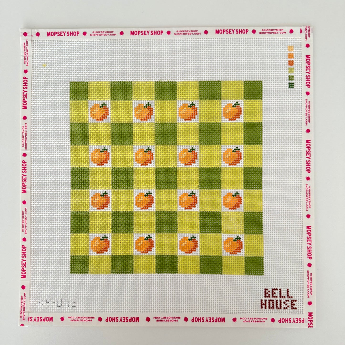 Orange Plaid 8"