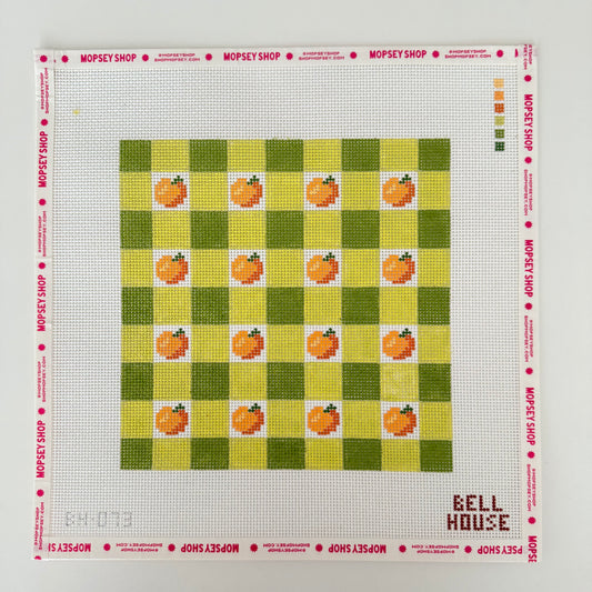 Orange Plaid 8"